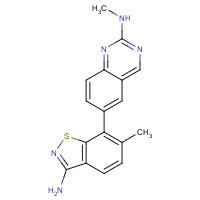 943606-43-7 6-methyl-7-[2-(methylamino)quinazolin-6-yl]-1,2-benzothiazol-3-amine chemical structure