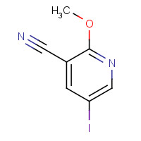 1446002-31-8 5-iodo-2-methoxypyridine-3-carbonitrile chemical structure