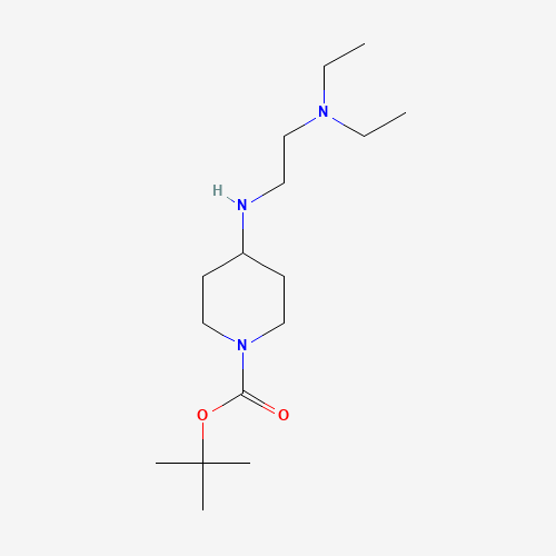 919834-56-3 tert-butyl 4-[2-(diethylamino)ethylamino]piperidine-1-carboxylate chemical structure