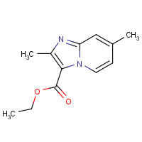 81448-48-8 ethyl 2,7-dimethylimidazo[1,2-a]pyridine-3-carboxylate chemical structure