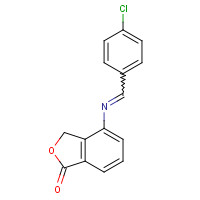 1207454-85-0 4-[(4-chlorophenyl)methylideneamino]-3H-2-benzofuran-1-one chemical structure