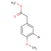 19626-36-9 methyl 2-(3-bromo-4-methoxyphenyl)acetate chemical structure