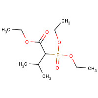 35051-50-4 ethyl 2-diethoxyphosphoryl-3-methylbutanoate chemical structure