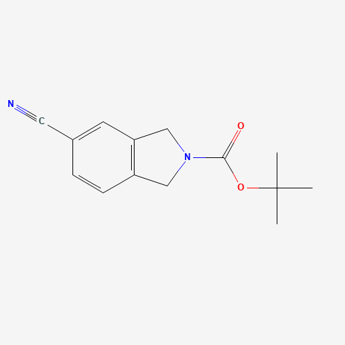 263888-56-8 tert-butyl 5-cyano-1,3-dihydroisoindole-2-carboxylate chemical structure