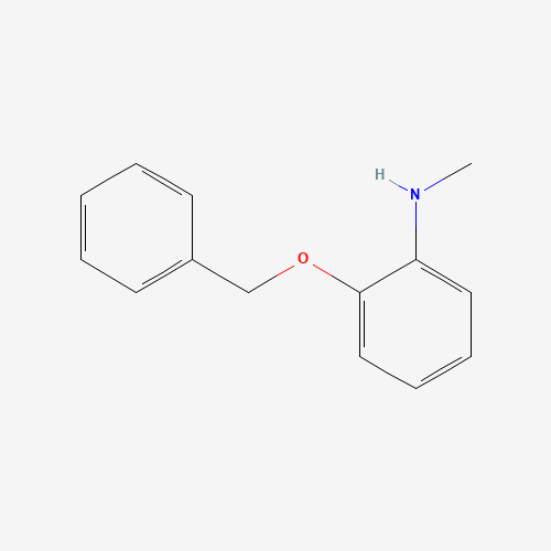 144879-44-7 N-methyl-2-phenylmethoxyaniline chemical structure