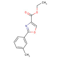 885273-19-8 ethyl 2-(3-methylphenyl)-1,3-oxazole-4-carboxylate chemical structure
