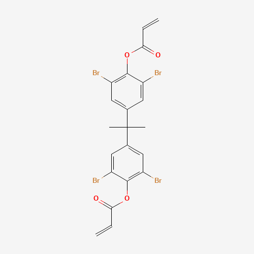 55205-38-4 [2,6-dibromo-4-[2-(3,5-dibromo-4-prop-2-enoyloxyphenyl)propan-2-yl]phenyl] prop-2-enoate chemical structure
