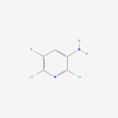 152840-65-8 2,6-dichloro-5-fluoropyridin-3-amine chemical structure