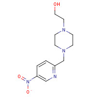 1453213-16-5 2-[4-[(5-nitropyridin-2-yl)methyl]piperazin-1-yl]ethanol chemical structure
