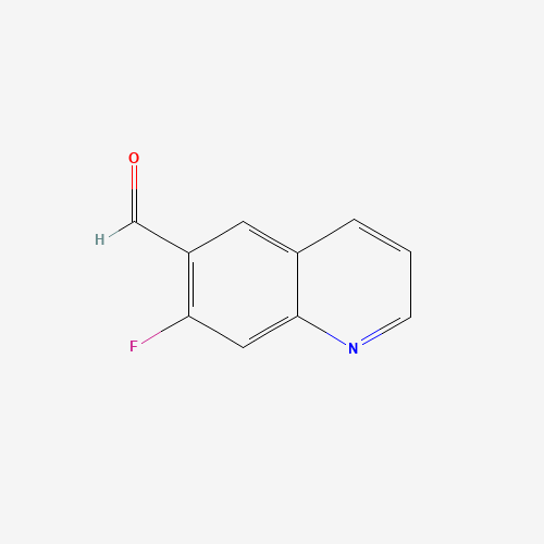 1185768-18-6 7-fluoroquinoline-6-carbaldehyde chemical structure