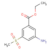 1044272-56-1 ethyl 3-amino-5-methylsulfonylbenzoate chemical structure
