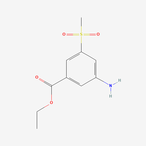 1044272-56-1 ethyl 3-amino-5-methylsulfonylbenzoate chemical structure