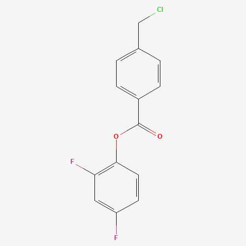 219500-09-1 (2,4-difluorophenyl) 4-(chloromethyl)benzoate chemical structure