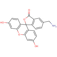 138588-53-1 6-(aminomethyl)-3',6'-dihydroxyspiro[2-benzofuran-3,9'-xanthene]-1-one chemical structure