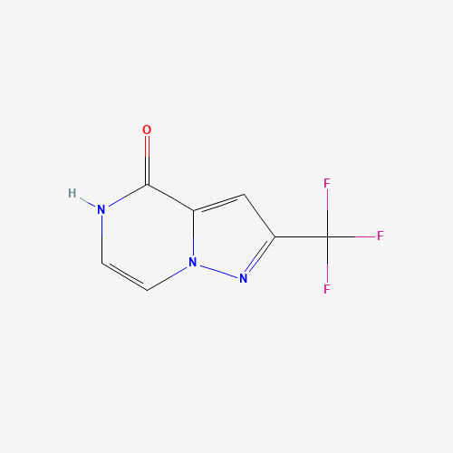 877402-82-9 2-(trifluoromethyl)-5H-pyrazolo[1,5-a]pyrazin-4-one chemical structure