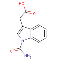 1386456-48-9 2-(1-carbamoylindol-3-yl)acetic acid chemical structure
