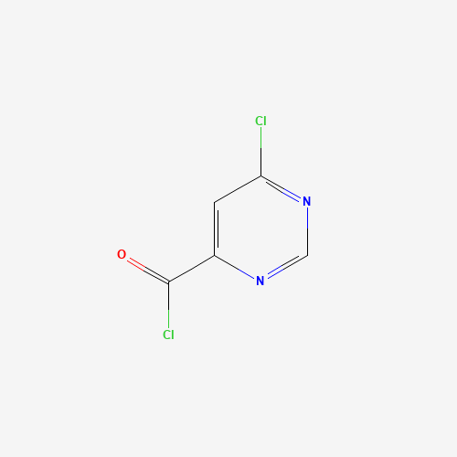 263270-52-6 6-chloropyrimidine-4-carbonyl chloride chemical structure