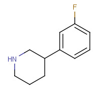 343856-71-3 3-(3-fluorophenyl)piperidine chemical structure