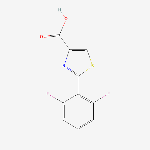 1017452-64-0 2-(2,6-difluorophenyl)-1,3-thiazole-4-carboxylic acid chemical structure