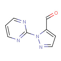 1269293-84-6 2-pyrimidin-2-ylpyrazole-3-carbaldehyde chemical structure