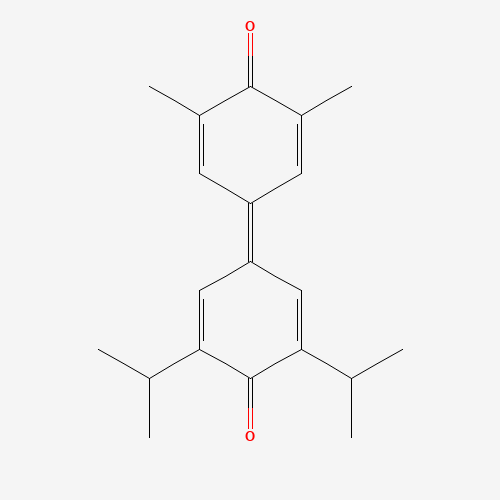 134781-54-7 2,6-dimethyl-4-[4-oxo-3,5-di(propan-2-yl)cyclohexa-2,5-dien-1-ylidene]cyclohexa-2,5-dien-1-one chemical structure