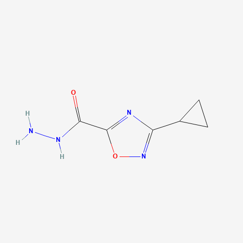 215868-63-6 3-cyclopropyl-1,2,4-oxadiazole-5-carbohydrazide chemical structure
