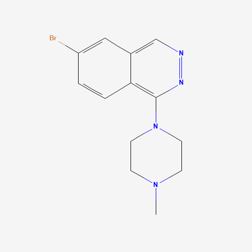 909186-00-1 6-bromo-1-(4-methylpiperazin-1-yl)phthalazine chemical structure