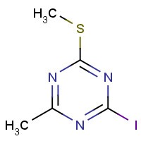 1253570-35-2 2-iodo-4-methyl-6-methylsulfanyl-1,3,5-triazine chemical structure