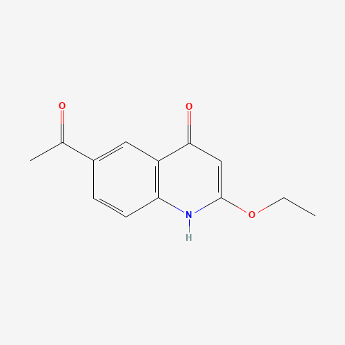 83938-90-3 6-acetyl-2-ethoxy-1H-quinolin-4-one chemical structure