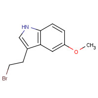 18334-96-8 3-(2-bromoethyl)-5-methoxy-1H-indole chemical structure