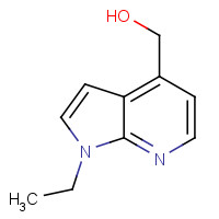 1268516-19-3 (1-ethylpyrrolo[2,3-b]pyridin-4-yl)methanol chemical structure