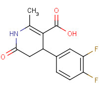 265985-98-6 4-(3,4-difluorophenyl)-6-methyl-2-oxo-3,4-dihydro-1H-pyridine-5-carboxylic acid chemical structure