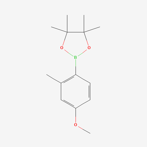 214360-68-6 2-(4-methoxy-2-methylphenyl)-4,4,5,5-tetramethyl-1,3,2-dioxaborolane chemical structure