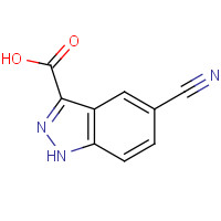 885520-03-6 5-cyano-1H-indazole-3-carboxylic acid chemical structure