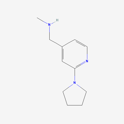 879896-59-0 N-methyl-1-(2-pyrrolidin-1-ylpyridin-4-yl)methanamine chemical structure