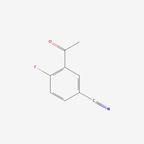 267875-54-7 3-acetyl-4-fluorobenzonitrile chemical structure