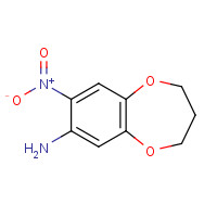 81864-62-2 7-nitro-3,4-dihydro-2H-1,5-benzodioxepin-8-amine chemical structure