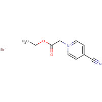 15591-99-8 ethyl 2-(4-cyanopyridin-1-ium-1-yl)acetate;bromide chemical structure