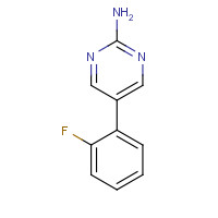 494802-22-1 5-(2-fluorophenyl)pyrimidin-2-amine chemical structure