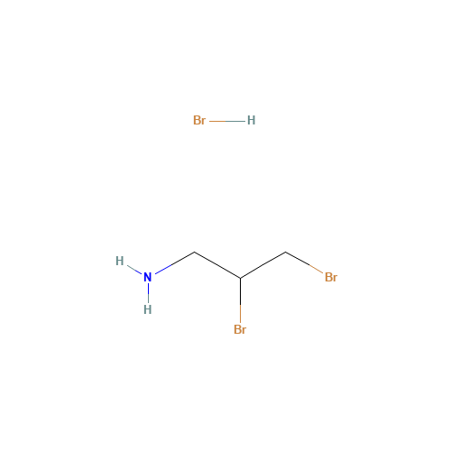 6963-32-2 2,3-dibromopropan-1-amine;hydrobromide chemical structure