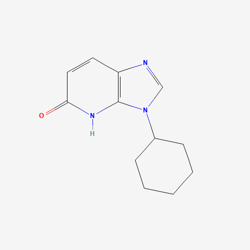 1217349-19-3 3-cyclohexyl-4H-imidazo[4,5-b]pyridin-5-one chemical structure