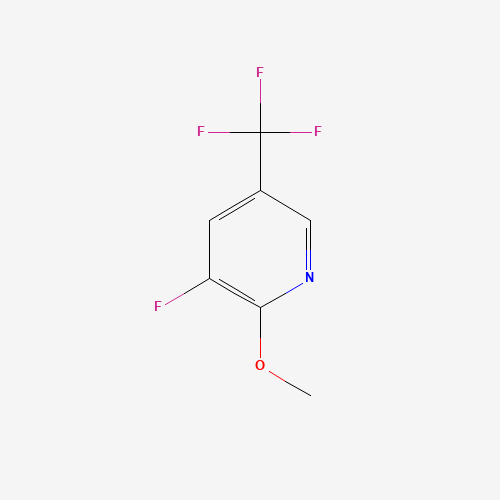 1138011-20-7 3-fluoro-2-methoxy-5-(trifluoromethyl)pyridine chemical structure
