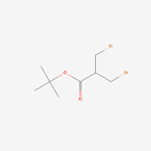75509-27-2 tert-butyl 3-bromo-2-(bromomethyl)propanoate chemical structure