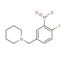 509093-74-7 1-[(4-fluoro-3-nitrophenyl)methyl]piperidine chemical structure