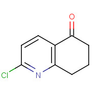 124467-36-3 2-chloro-7,8-dihydro-6H-quinolin-5-one chemical structure