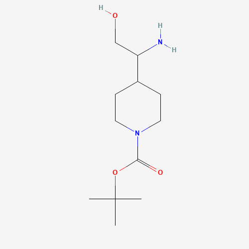 177948-34-4 tert-butyl 4-(1-amino-2-hydroxyethyl)piperidine-1-carboxylate chemical structure