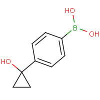 956006-93-2 [4-(1-hydroxycyclopropyl)phenyl]boronic acid chemical structure