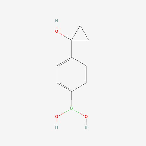 956006-93-2 [4-(1-hydroxycyclopropyl)phenyl]boronic acid chemical structure