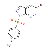 1309785-56-5 5-bromo-1-(4-methylphenyl)sulfonylpyrazolo[3,4-b]pyridine chemical structure