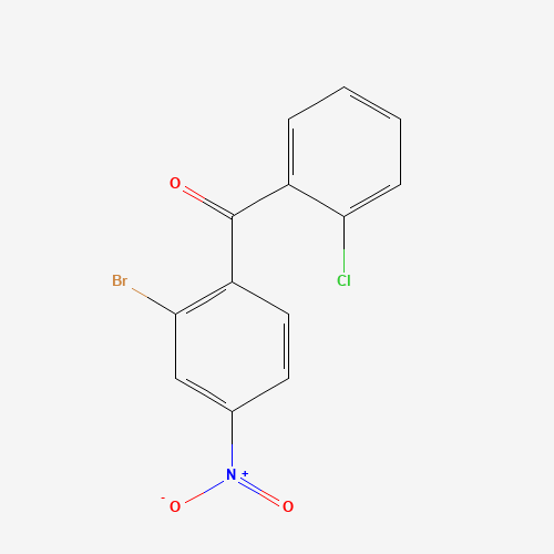 1426804-97-8 (2-bromo-4-nitrophenyl)-(2-chlorophenyl)methanone chemical structure